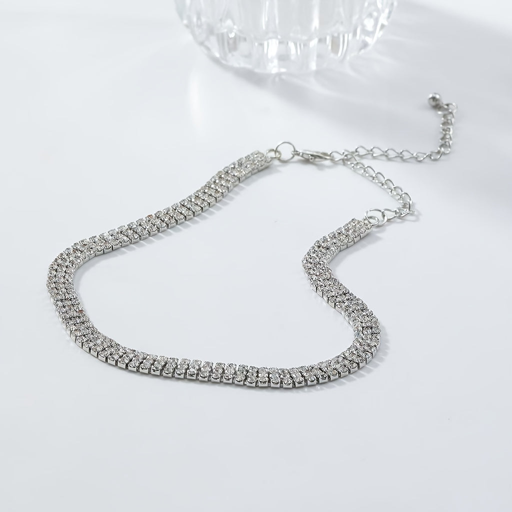 Ensemble De Ceinture Élégante En Strass Pour Femmes