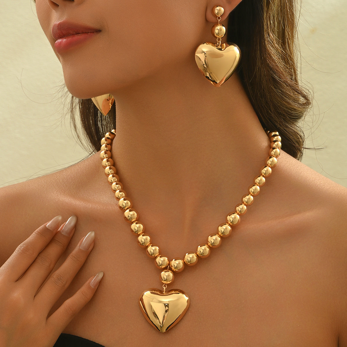 Ensemble de bijoux pour femmes de style de 3 pièces