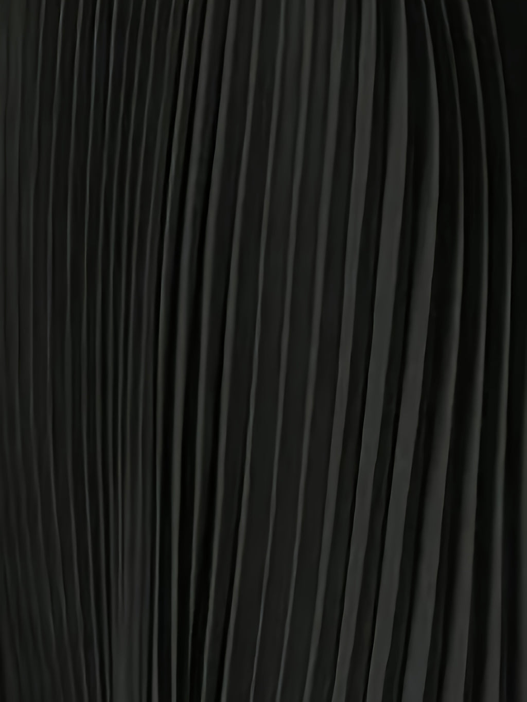 Élégante robe plissée de couleur unie
