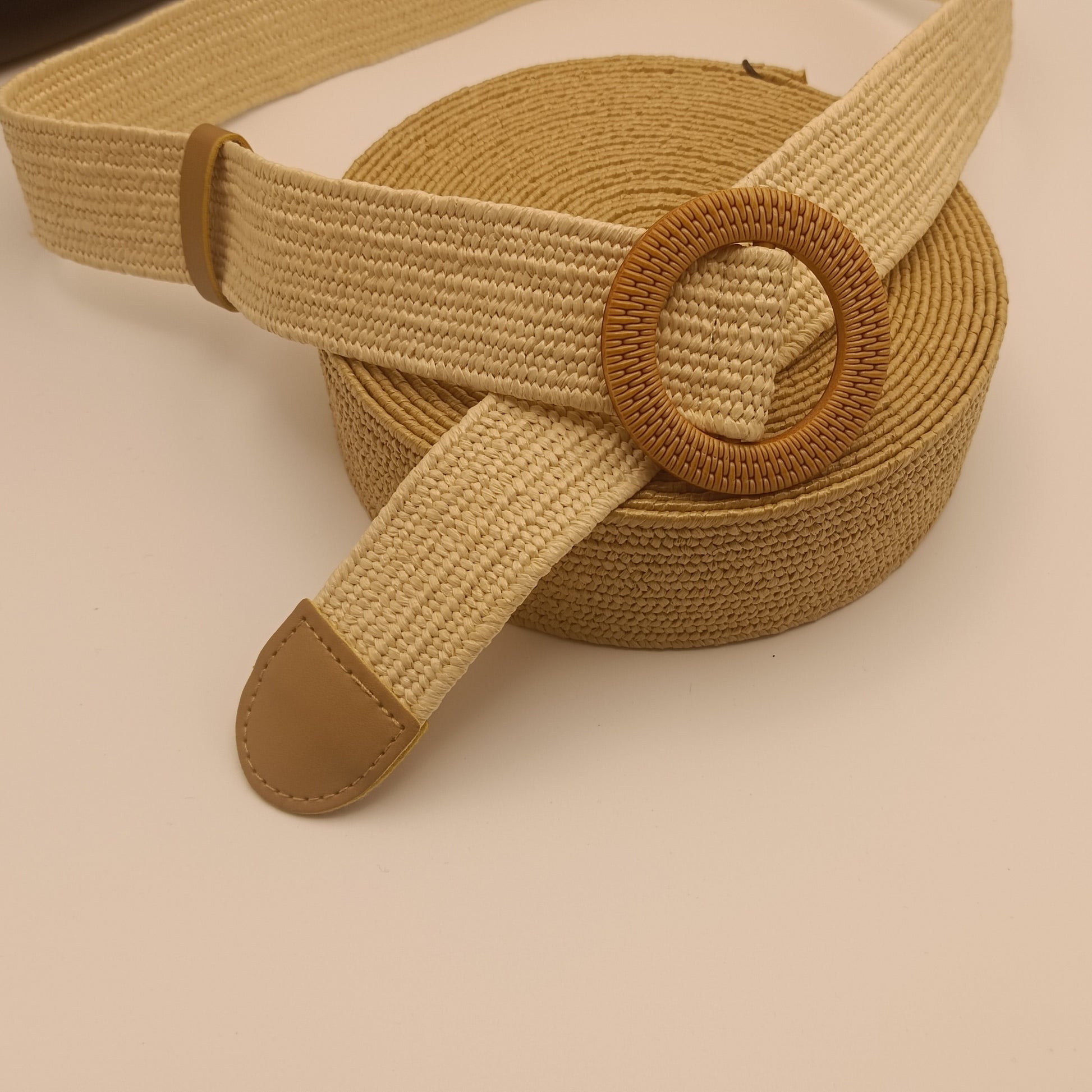Ceinture tissée élastique décontractée de style bohème pour femmes