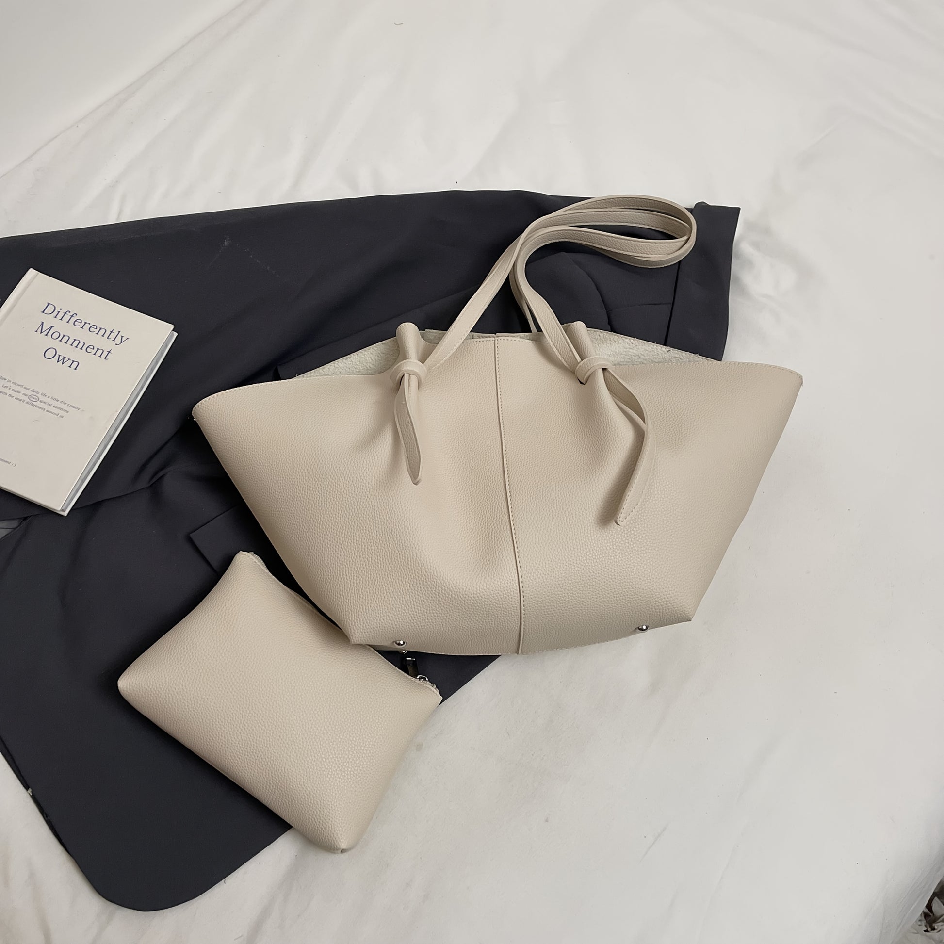 Ensemble de sacs pour femmes Casual Commute Sac à bandoulière simple Polyvalent Grande