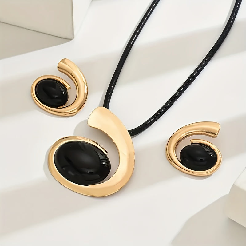 1 ensemble de collier et de boucles d’oreilles Boho