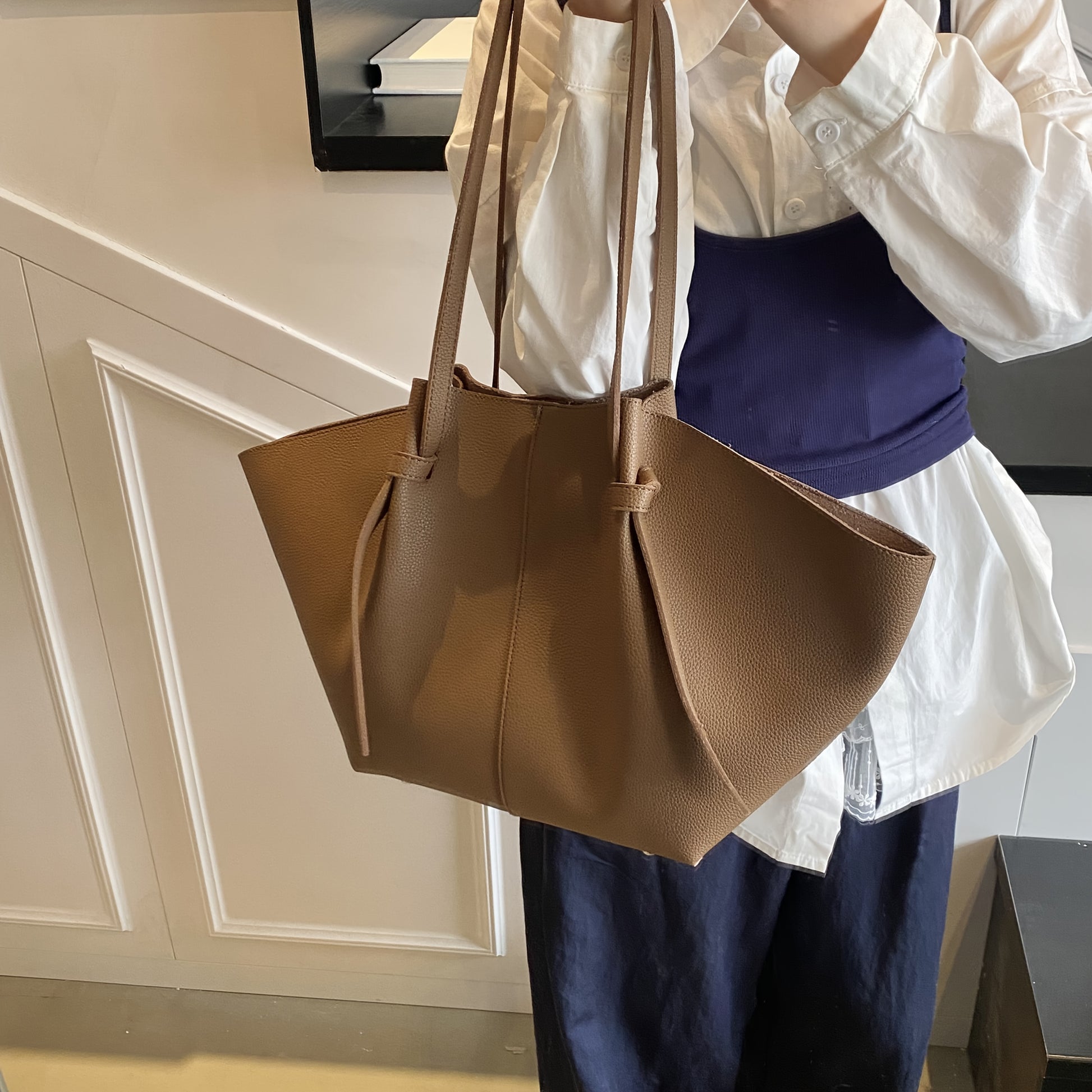 Ensemble de sacs pour femmes Casual Commute Sac à bandoulière simple Polyvalent Grande