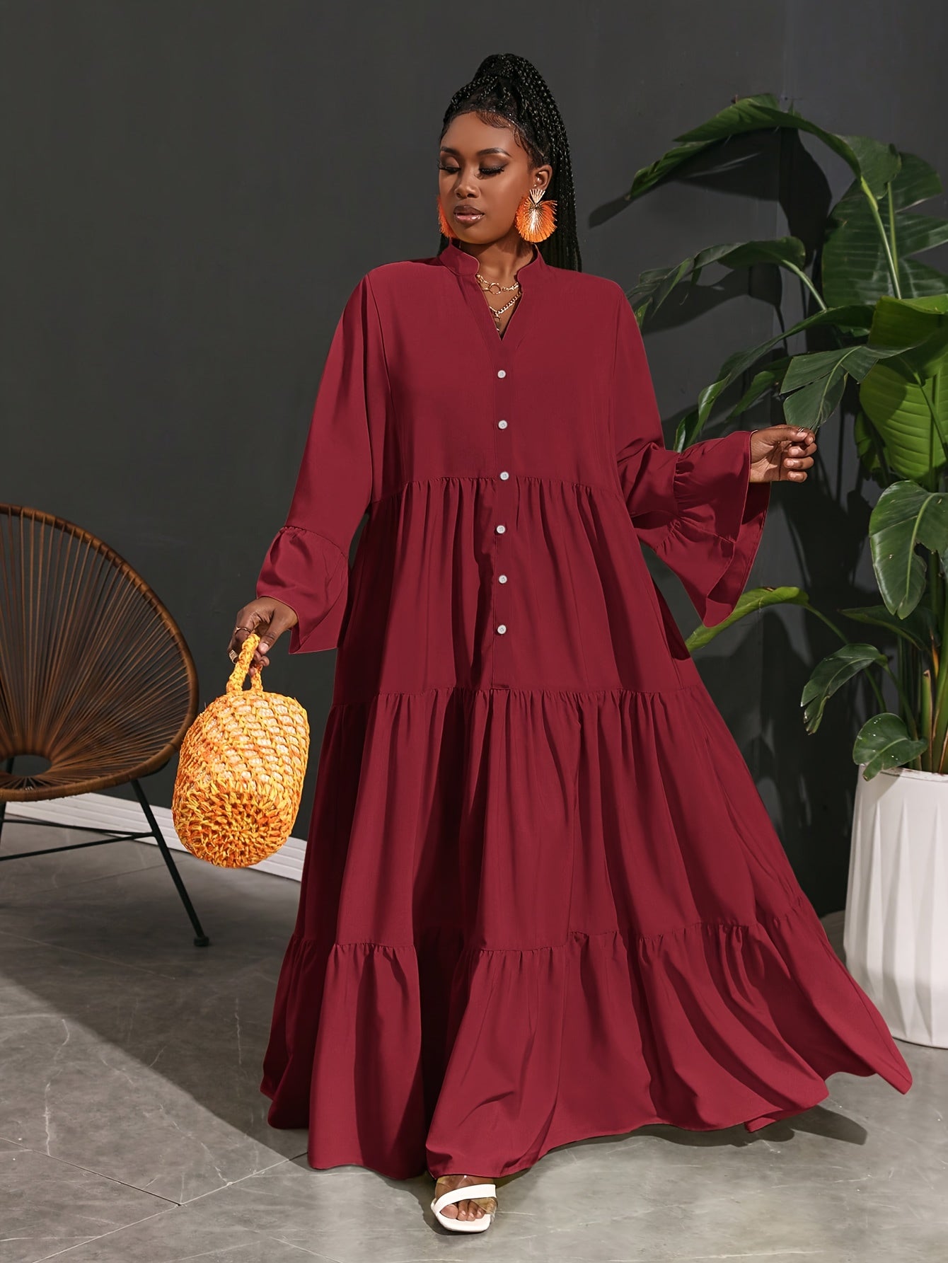 Robe de manteau élégante