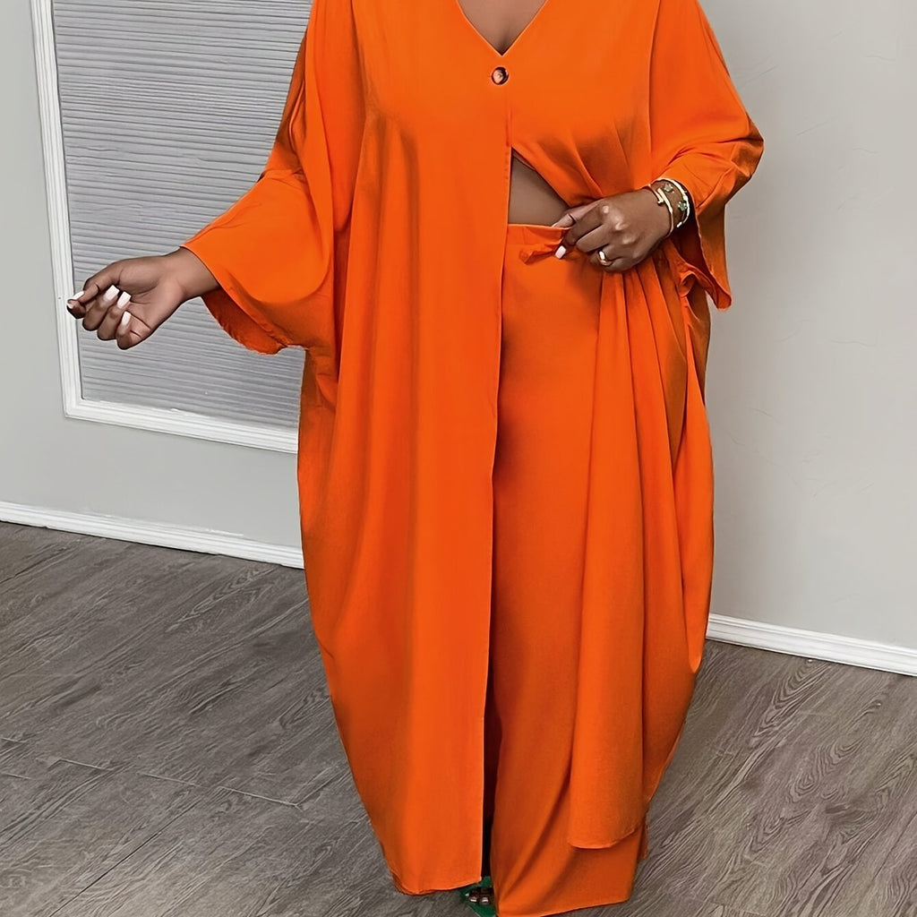 Costume décontracté grande taille pour femmes