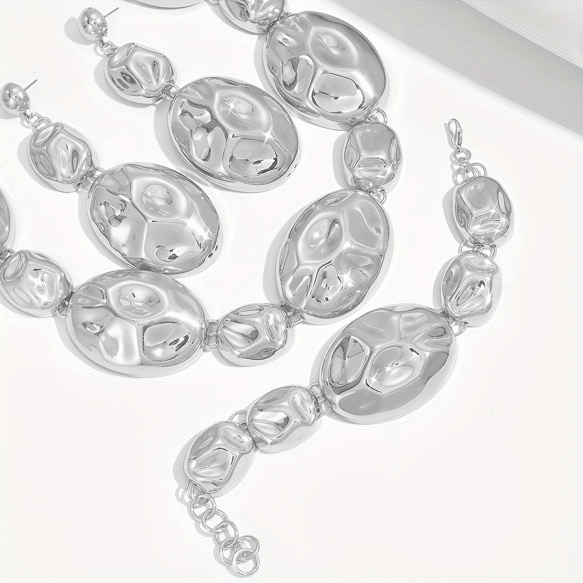Ensemble de bijoux pour femmes de 4 pièces avec boucles d’oreilles