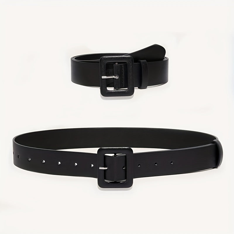 Ensemble de ceinture grande taille noir