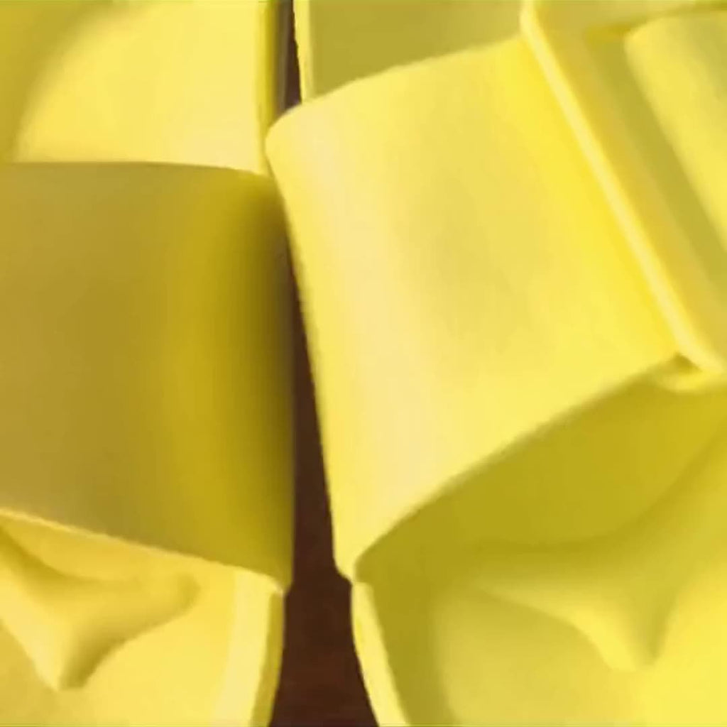 Sandales à glissière EVA jaune vif pour femmes