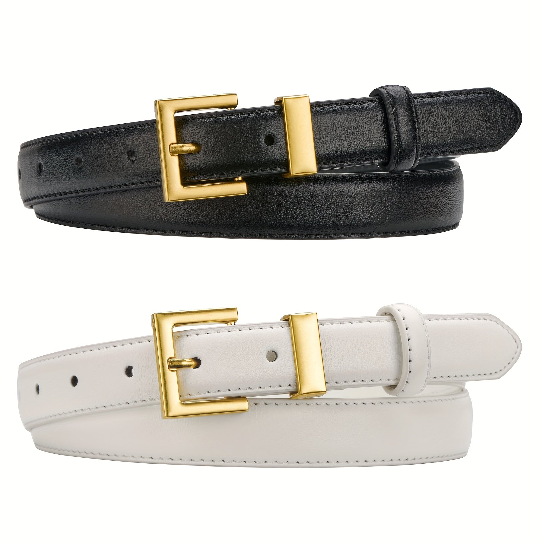 2pcs Ceintures pour femmes LCG LUCHENGYI, style décontracté,