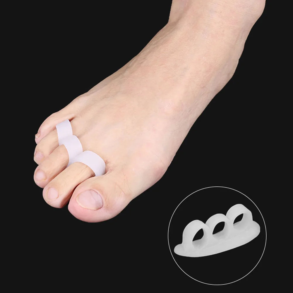 Orthèses de pouce en Silicone, 1 paire, correcteur d'os, séparateur d'orteils, Hallux Valgus, soins des pieds, 2020 S/L