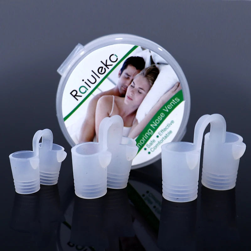 Dilatateur Nasal Anti-ronflement en Silicone souple de qualité médicale, 3 tailles différentes, Ventilation facile à respirer, aide au sommeil, pince-nez