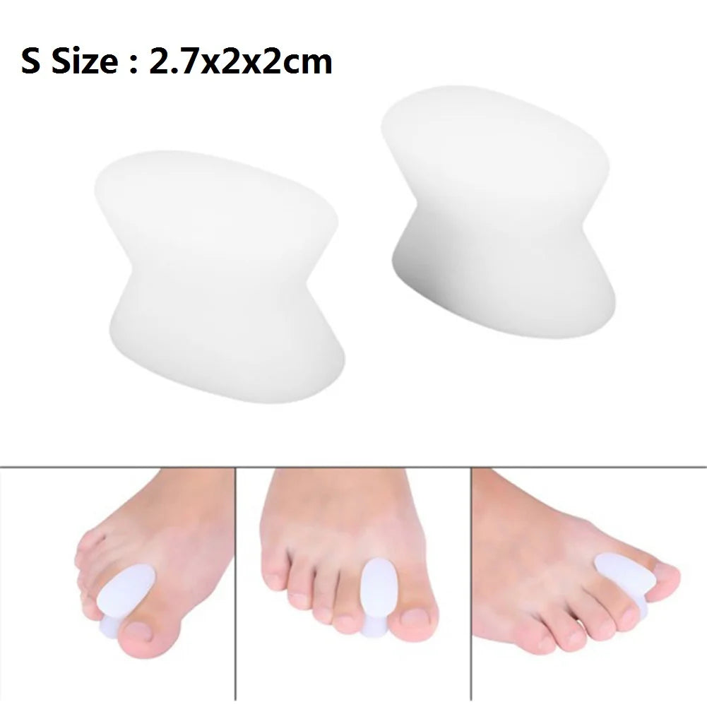 Orthèses de pouce en Silicone, 1 paire, correcteur d'os, séparateur d'orteils, Hallux Valgus, soins des pieds, 2020 S/L