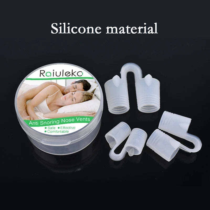 Dilatateur Nasal Anti-ronflement en Silicone souple de qualité médicale, 3 tailles différentes, Ventilation facile à respirer, aide au sommeil, pince-nez