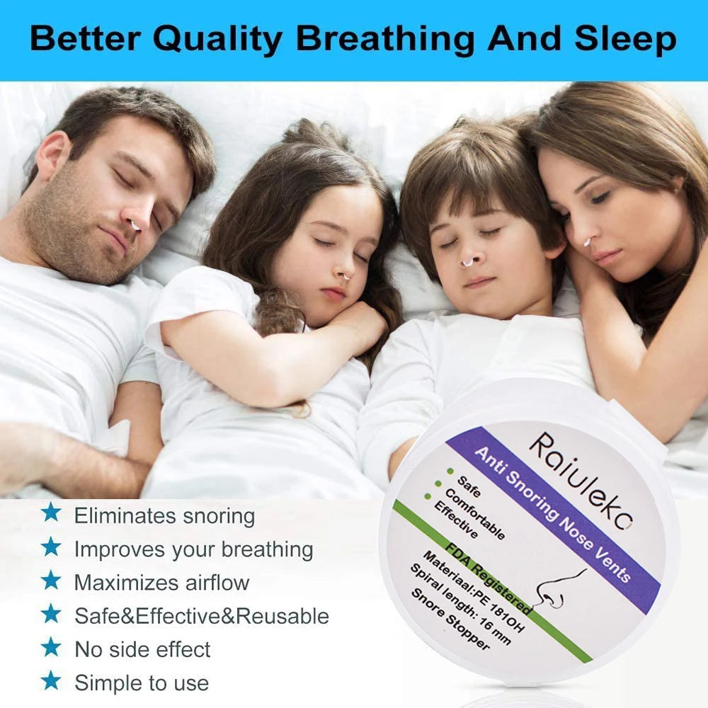 Dilatateur Nasal Anti-ronflement en Silicone souple de qualité médicale, 3 tailles différentes, Ventilation facile à respirer, aide au sommeil, pince-nez