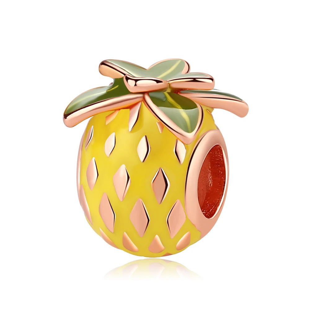 Original 925 en argent Sterling breloque perle arbre généalogique maman pendentif chaîne de sécurité breloques or Rose ajustement marque Bracelets bijoux à bricoler soi-même