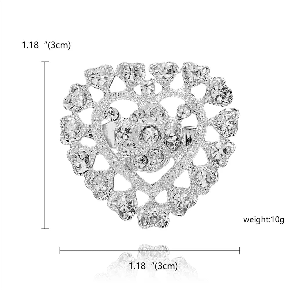 Broche à fleurs en cristal pour femmes, bleu profond, plante, Badge élégant, bijoux à la mode, broche pour fête de mariage, cadeaux de fête