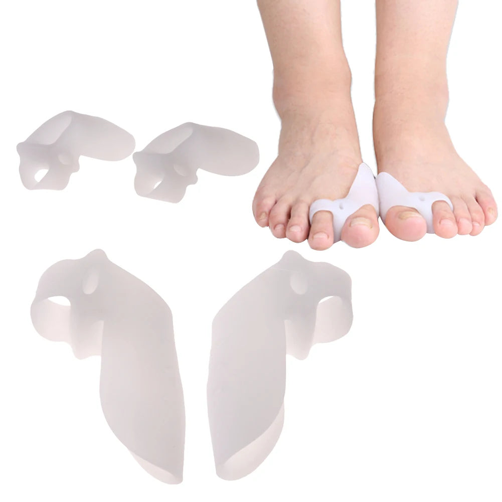 Orthèses de pouce en Silicone, 1 paire, correcteur d'os, séparateur d'orteils, Hallux Valgus, soins des pieds, 2020 S/L