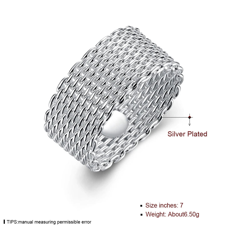 DOTEFFIL 925 bague en argent Sterling entrelacé pour femme mode charme bijoux de fiançailles de mariage