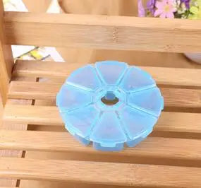 Boîtes de rangement en plastique 6/815, 1 pièce, fentes, emballage réglable, mallette à outils transparente, boîte de rangement artisanale, accessoires de bijoux