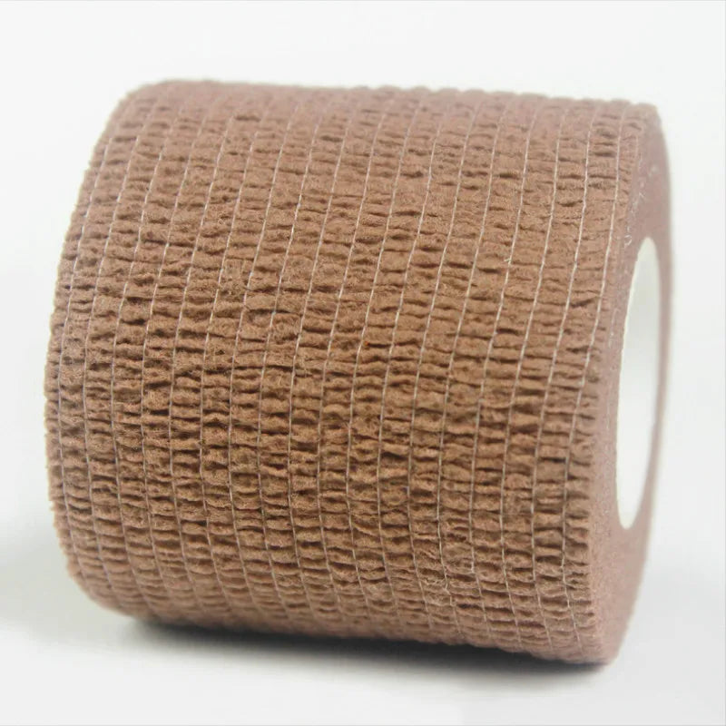 Bandage élastique auto-adhésif jetable pour poignée avec Tube de serrage des accessoires de tatouage couleur aléatoire x1