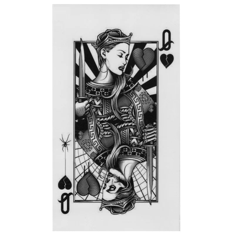 1 pièces boussole flèches chaud noir blanc grande fleur henné tatouage temporaire noir Mehndi Style étanche tatouage autocollant