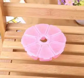 Boîtes de rangement en plastique 6/815, 1 pièce, fentes, emballage réglable, mallette à outils transparente, boîte de rangement artisanale, accessoires de bijoux