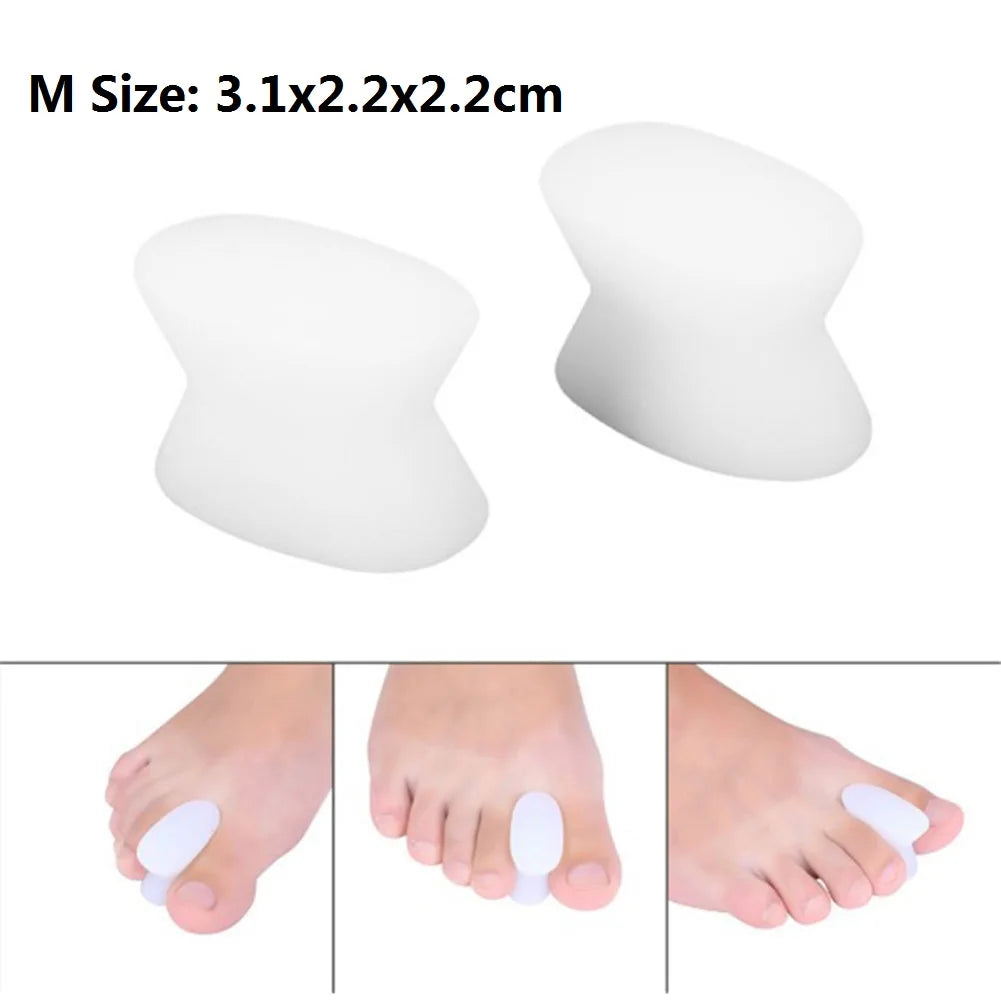 Orthèses de pouce en Silicone, 1 paire, correcteur d'os, séparateur d'orteils, Hallux Valgus, soins des pieds, 2020 S/L