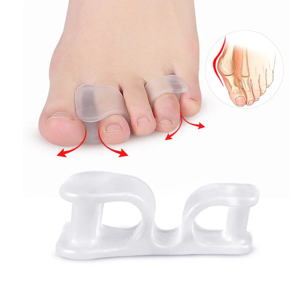 Orthèses de pouce en Silicone, 1 paire, correcteur d'os, séparateur d'orteils, Hallux Valgus, soins des pieds, 2020 S/L