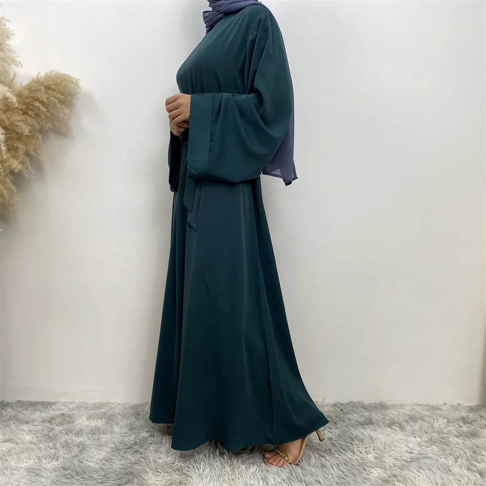 Abaya-Robe longue en dentelle pour femmes musulmanes, mode arabe, couleur Internet, Dubaï, Moyen-Orient, nouvelle collection