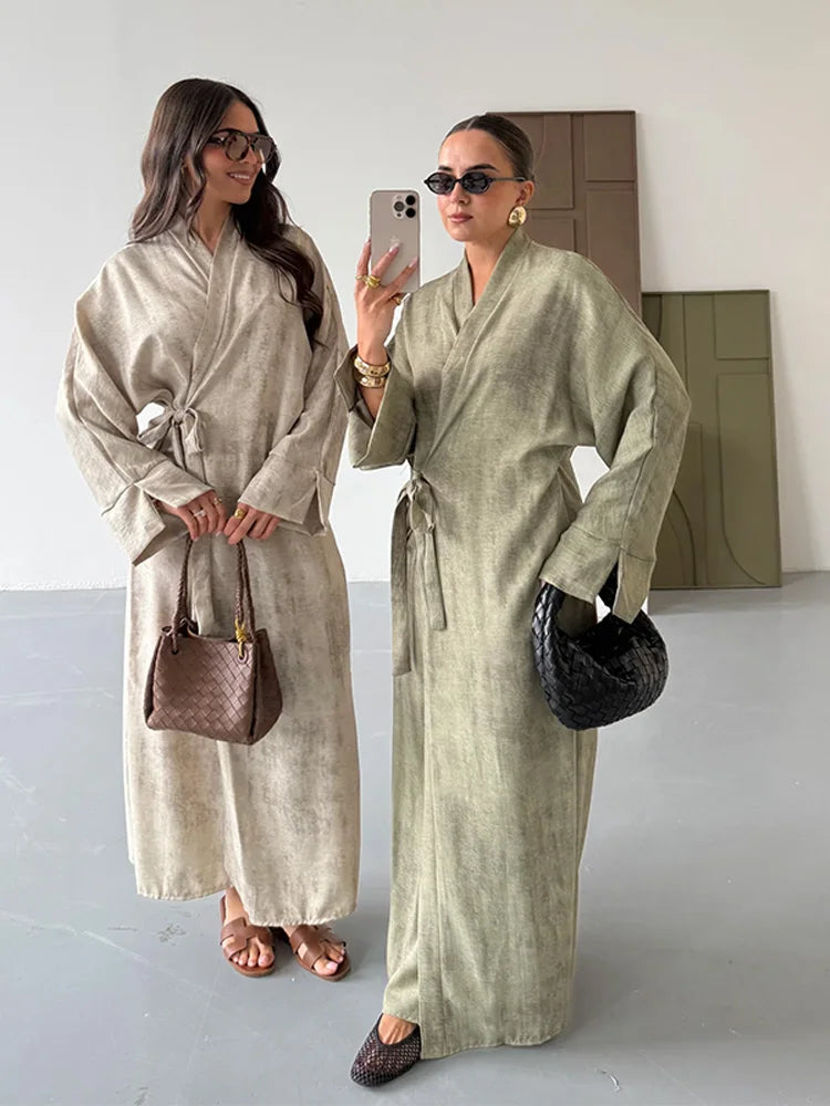 Robe Maxi ample imprimée
