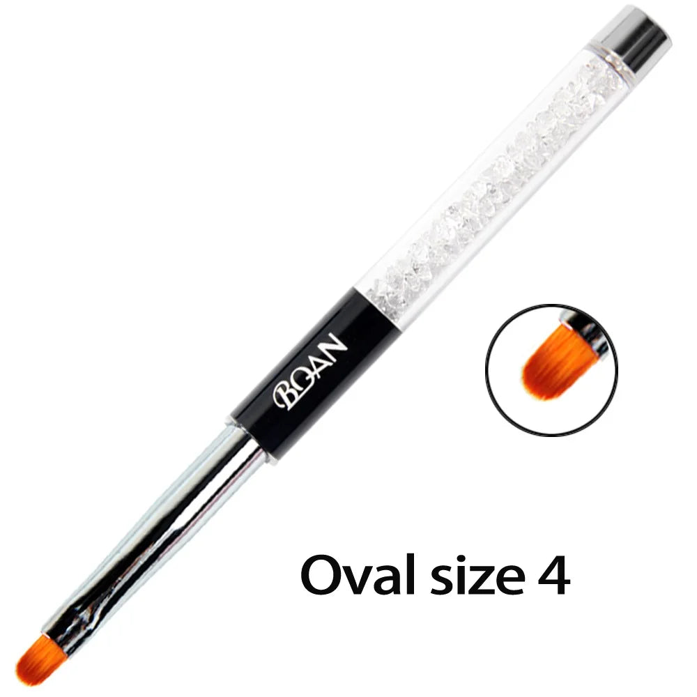 BQAN professionnel 5mm/7mm/9mm brosse à ongles dessin à la main conseils dessin ligne peinture stylo outils manucure Nail Art brosse décoration