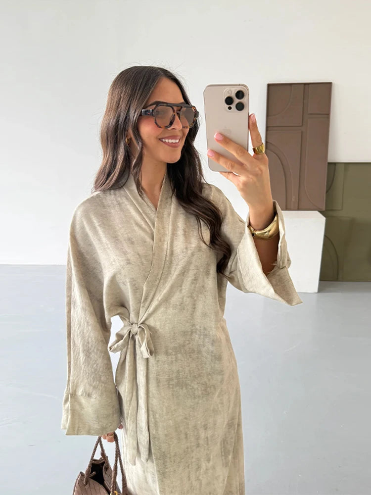 Robe Maxi ample imprimée