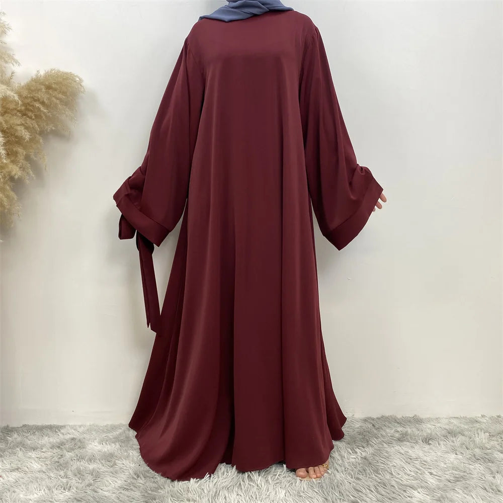 Abaya-Robe longue en dentelle pour femmes musulmanes, mode arabe, couleur Internet, Dubaï, Moyen-Orient, nouvelle collection