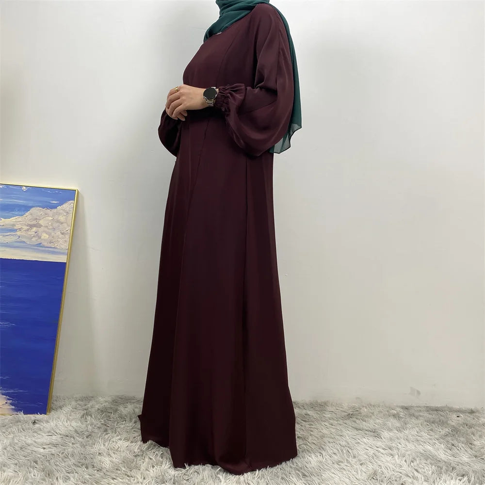 Meilleur chaud musulman 2 fermetures éclair sur le devant allaitement dubaï Abaya vacances femmes robes de jour pour Eid Uae Ramadan vêtements caftan noir