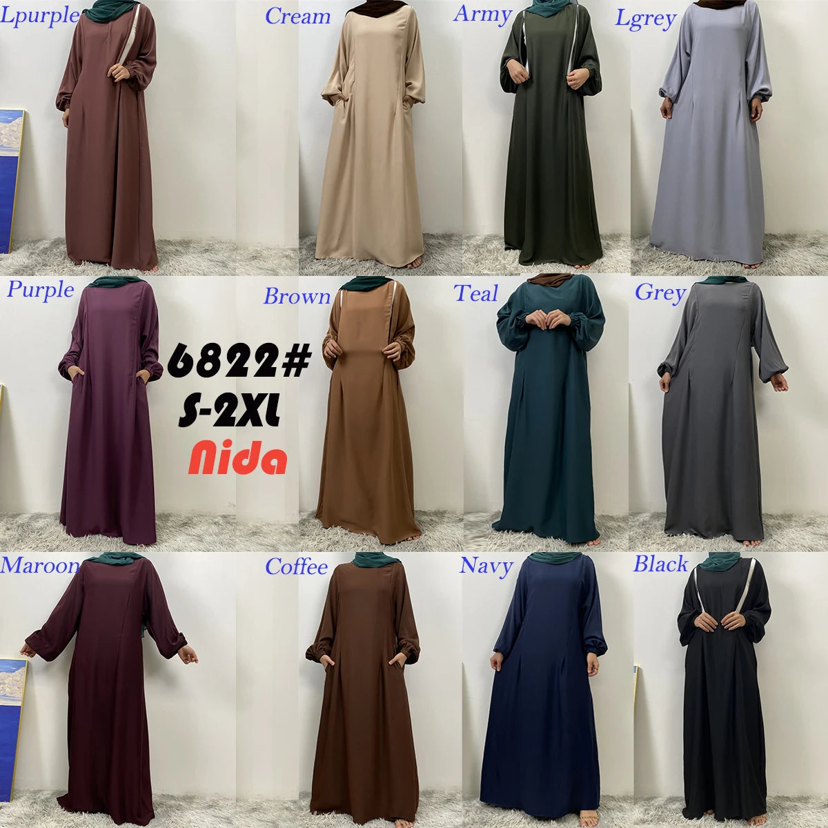 Meilleur chaud musulman 2 fermetures éclair sur le devant allaitement dubaï Abaya vacances femmes robes de jour pour Eid Uae Ramadan vêtements caftan noir