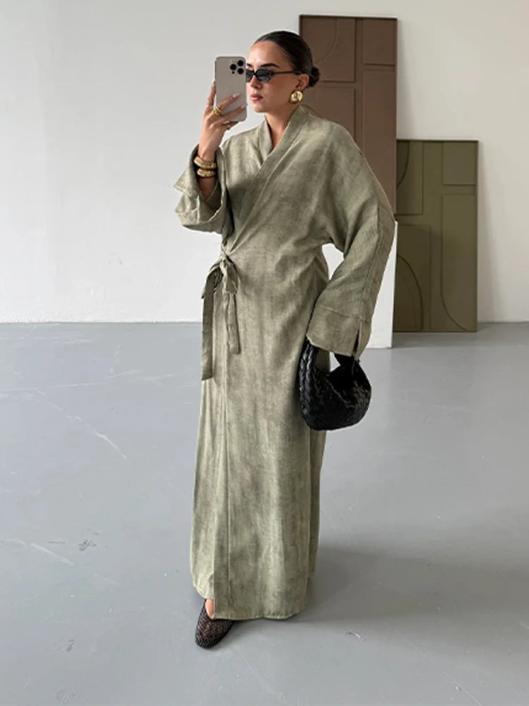 Robe Maxi ample imprimée