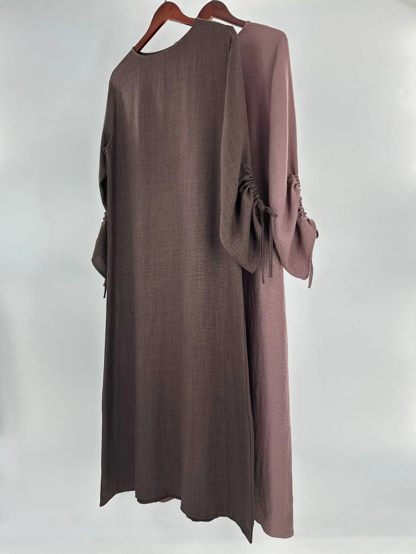 Eid Robe islamique modeste pour femmes Abaya à lacets manches maroc décontracté Ramadan robes prière caftan dubaï Robe longue musulmane