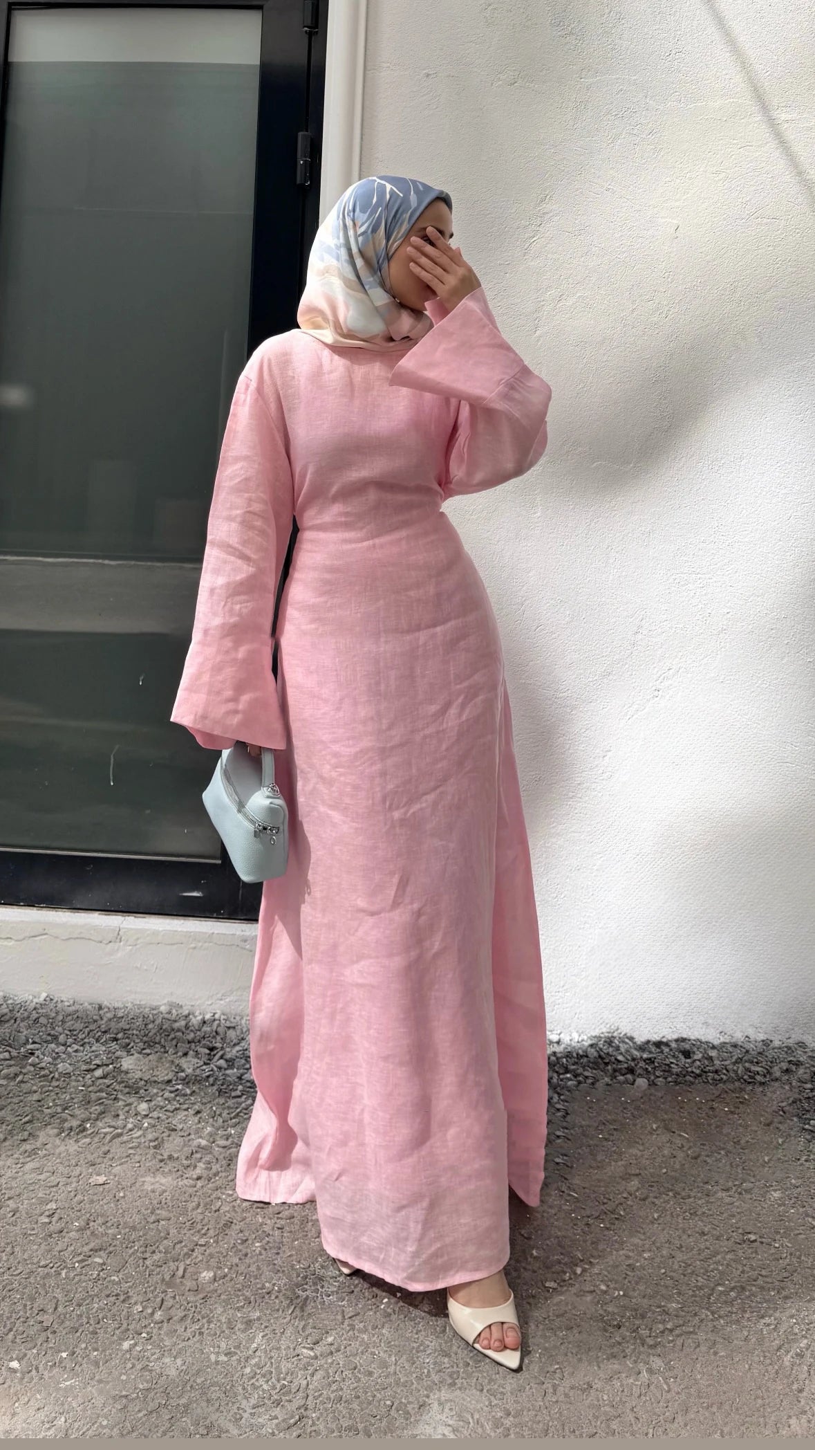 Robe manches évasées