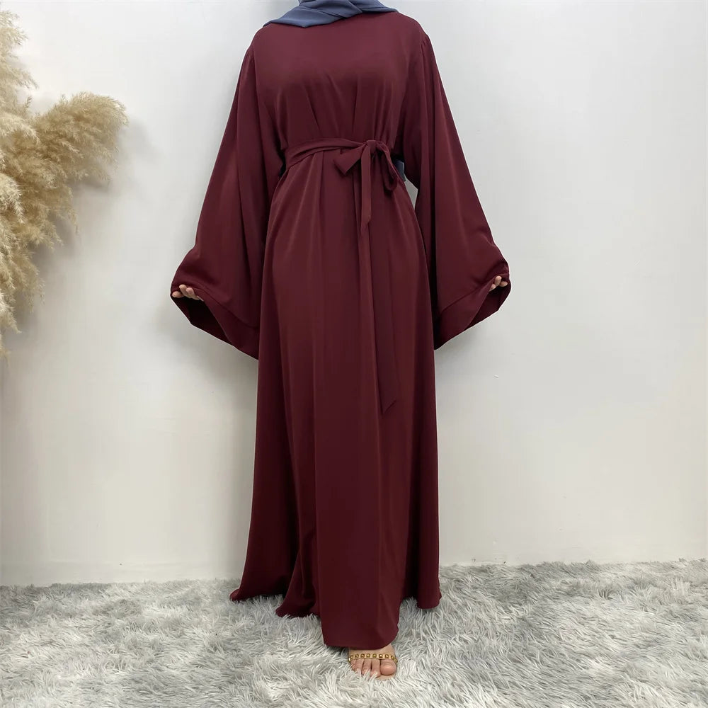 Abaya-Robe longue en dentelle pour femmes musulmanes, mode arabe, couleur Internet, Dubaï, Moyen-Orient, nouvelle collection
