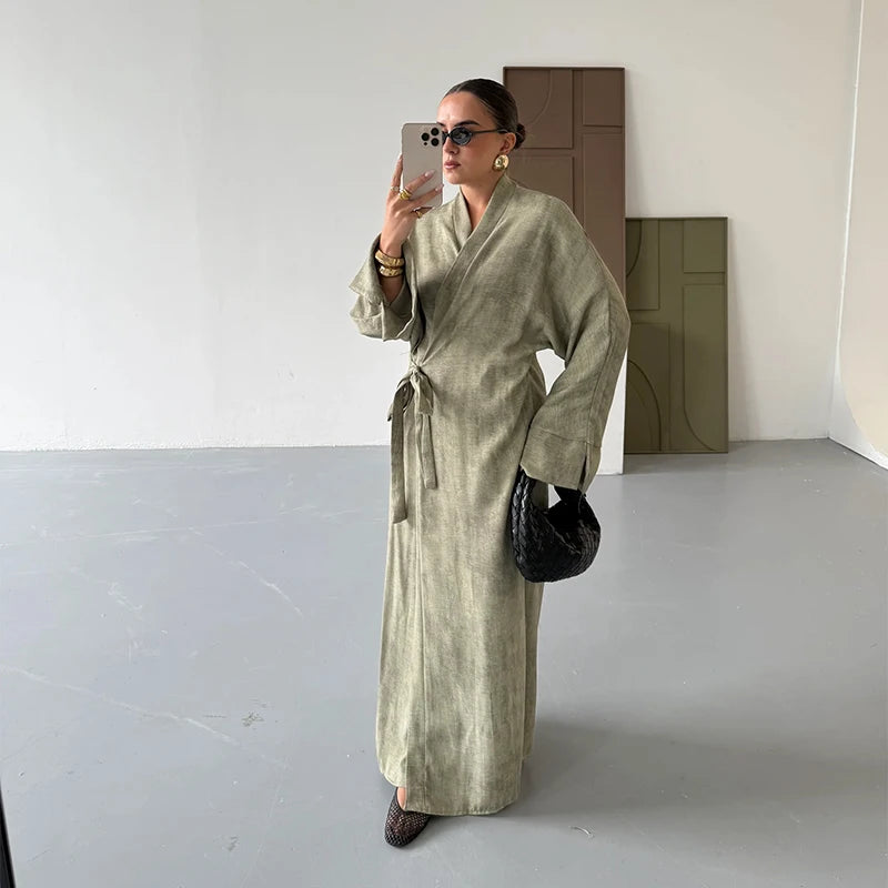 Robe Maxi ample imprimée