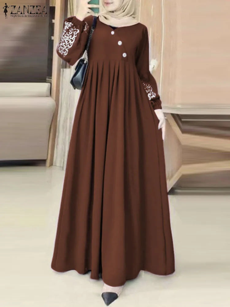 Robe femme à manches longues