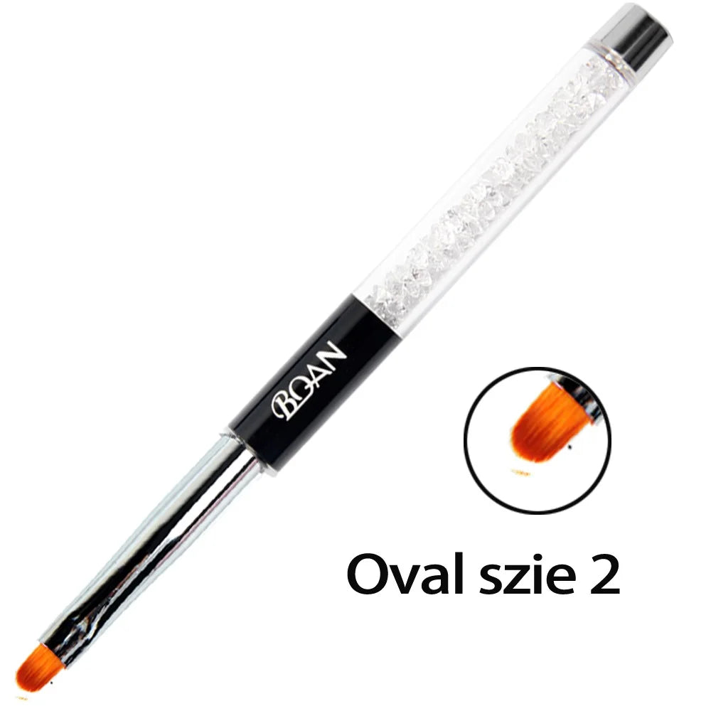 BQAN professionnel 5mm/7mm/9mm brosse à ongles dessin à la main conseils dessin ligne peinture stylo outils manucure Nail Art brosse décoration