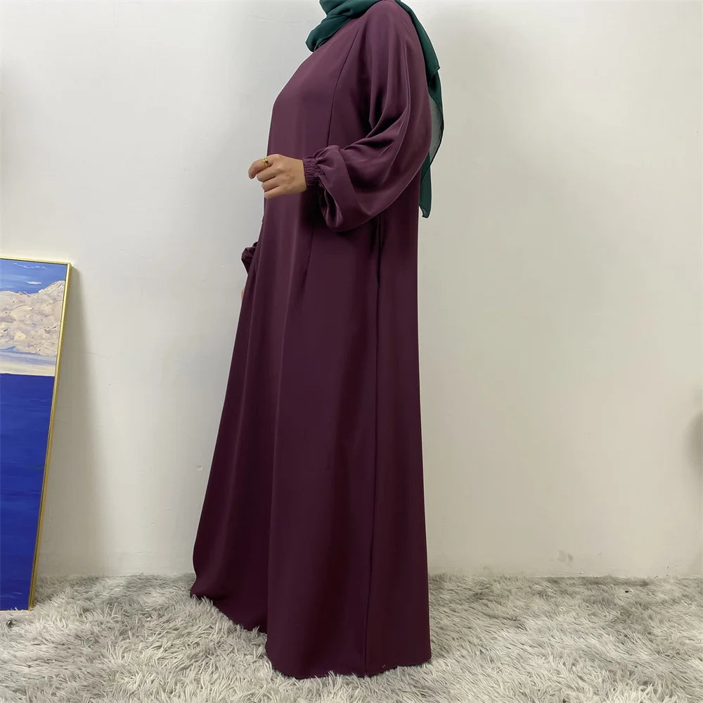 Meilleur chaud musulman 2 fermetures éclair sur le devant allaitement dubaï Abaya vacances femmes robes de jour pour Eid Uae Ramadan vêtements caftan noir