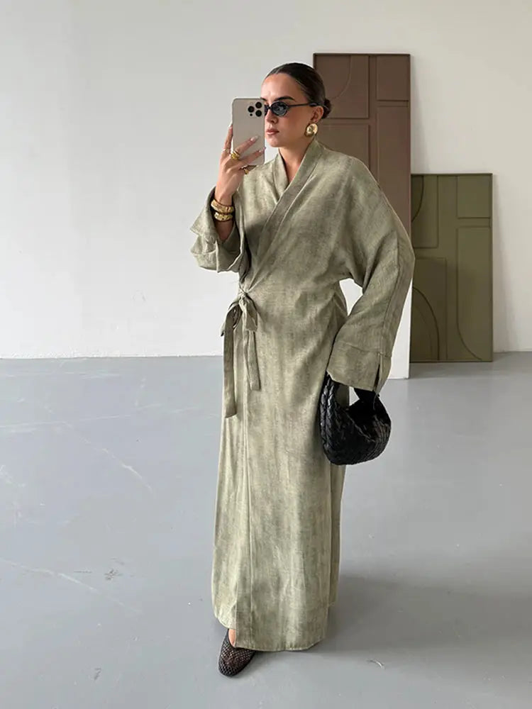 Robe Maxi ample imprimée