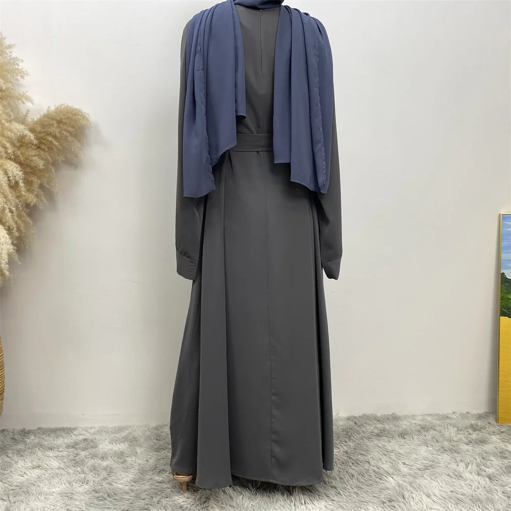 Abaya-Robe longue en dentelle pour femmes musulmanes, mode arabe, couleur Internet, Dubaï, Moyen-Orient, nouvelle collection