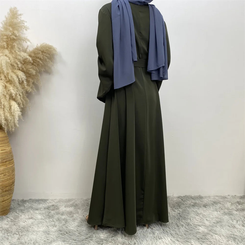 Abaya-Robe longue en dentelle pour femmes musulmanes, mode arabe, couleur Internet, Dubaï, Moyen-Orient, nouvelle collection