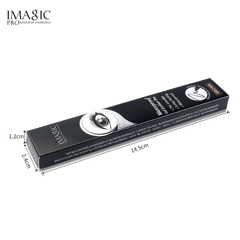 Stylo Eyeliner IMAGIC imperméable, 1 pièce, outil cosmétique de beauté de maquillage noir + 1 taille-crayon