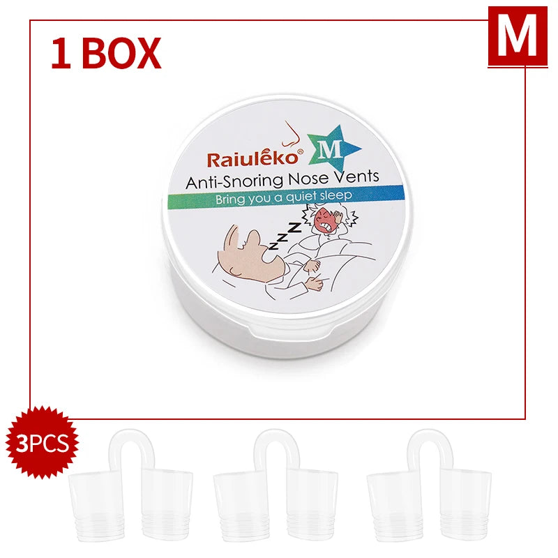 Dilatateur Nasal Anti-ronflement en Silicone souple de qualité médicale, 3 tailles différentes, Ventilation facile à respirer, aide au sommeil, pince-nez