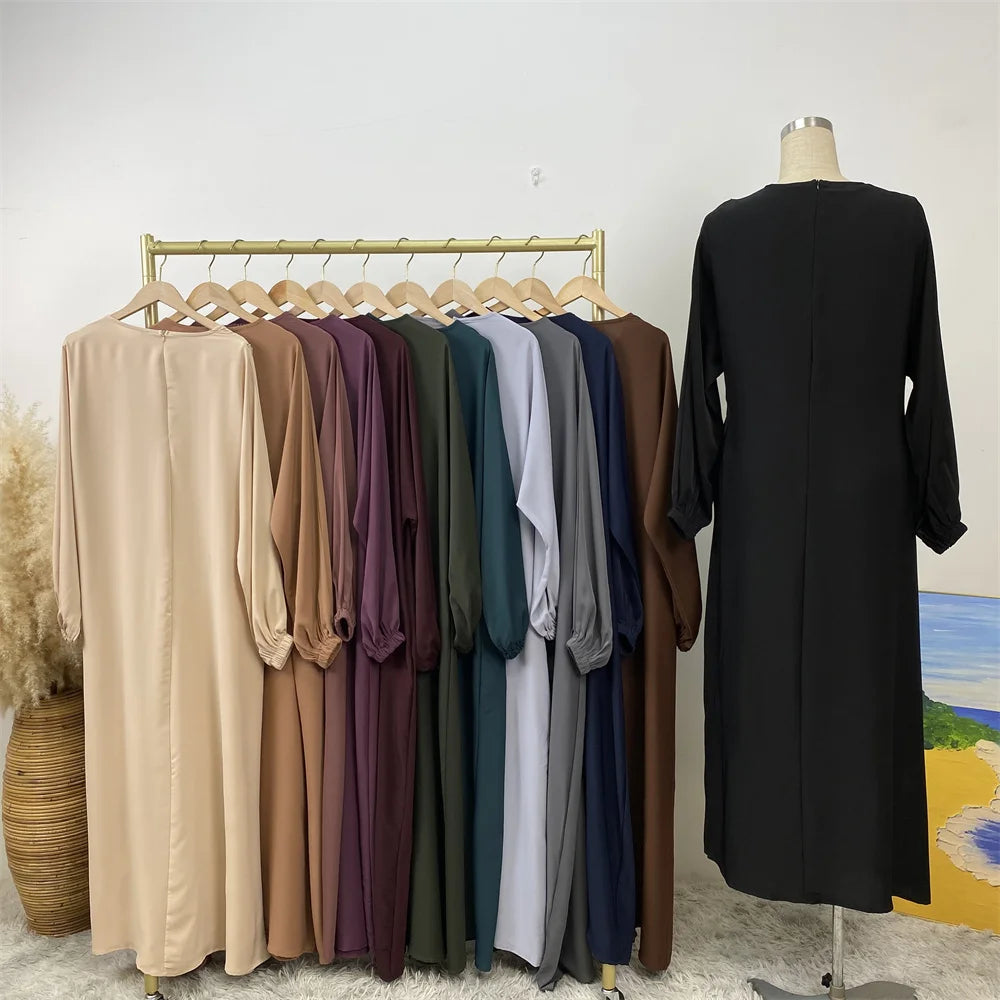 Meilleur chaud musulman 2 fermetures éclair sur le devant allaitement dubaï Abaya vacances femmes robes de jour pour Eid Uae Ramadan vêtements caftan noir