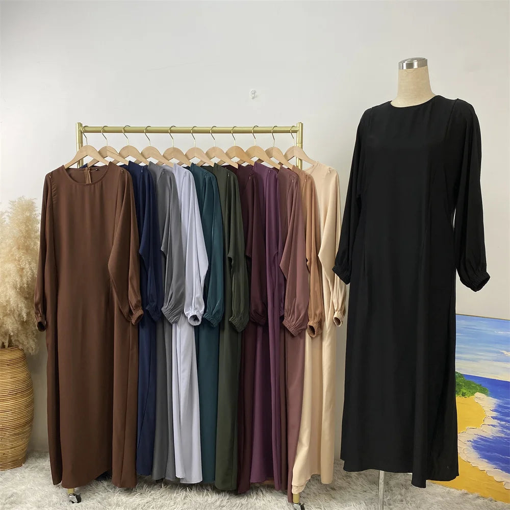 Meilleur chaud musulman 2 fermetures éclair sur le devant allaitement dubaï Abaya vacances femmes robes de jour pour Eid Uae Ramadan vêtements caftan noir